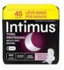 ABSORVENTE INTIMUS NOTURNO SUAVE C/ ABAS COM 45 UNIDADES