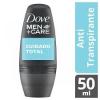 DESODORANTE DOVE ROLLON CUIDADO TOTAL MEN 50ML