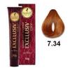 TINTURA HASKELL EXCLLUSIV COLOR CARAMELO 7.34
