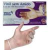 LUVA VINIL VOLK TAMANHO G SEM AMIDO COM 100UN
