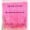 COTONETE MICROBRUSH HELEN COLOR REMOÇÃO COLA DE CILIOS COM 100