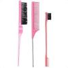KIT DE PENTE PARA CABELO BABY HAIR ROSA
