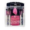 KIT PINCEL MACRILAN BRANCO E ROSA ED012