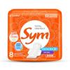 ABSORVENTE SYM SECA COM ABAS COM 8 UNIDADES