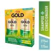 KIT SHAMPOO CONDICIONADOR NIELY GOLD DETOX LIMAO 275ML 