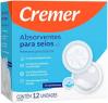 ABSORVENTE PARA SEIO CREMER COM 12 UNIDADES
