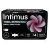 ABSORVENTE INTIMUS NOTURNO DISCRETO ABAS COM ABAS 14 UNIDADES