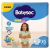 FRALDA BABYSEC ULTRA SEC JUMBO XG COM 20