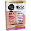 KIT SHAMPOO E CONDICIONADOR SALON LINE HIDRA LONGO E FORTE 300ML