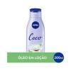 LOÇÃO HIDRATANTE NIVEA ÓLEOS ESSENCIAIS COCO ÓLEO MONOI 200ML