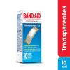 BAND AID JOHNSONS TRANSPARENTE 10 UNIDADES