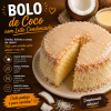 BOLO DE COCO / LEITE CONDENSADO