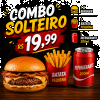 COMBO SOLTEIRO 1X BURGUER ART. +REFRI 200 ML+BATATA P