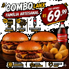 COMBO LANX FAMÍLIA ARTESANAL+ REFRI 2 LITROS+ 8 SALGA