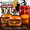 COMBO 2 ARTESANAL/ 2 X BACON+ 2 REFRI LATA+ BATATA P