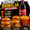 COMBO FAMÍLIA ARTESANAL + BATATA M+1 REFRI 2 LITROS