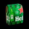 PACK HEINEKEN LONG NECK SHOT 250ML COM 6