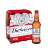 PACK BUDWESER LON NECK COM 6