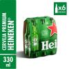 PACK HEINEKEN LONG NECK 330ML COM 6