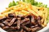 PICANHA EM TIRAS C/ FRITAS
