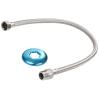 ENGATE FLEXIVEL TRANCADO EM ACO INOX - 40cm