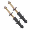 PK- PARAFUSO LATONADO LUXO C/ BUCHA 10mm -02un