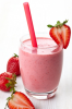 SUCO DE MORANGO COM LEITE