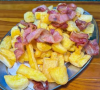 MANDIOCA COM BACON