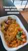 MARMITA FITNESS DE FRICASSÊ DE FRANGO, BATATA DOCE, CENOURA E BROCOLIS