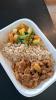 MARMITA FITNES: STROGONOF DE CARNE, ARROZ 7 GRÃOS, SELETA DE LEGUMES