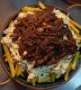 BATATA FRITA COM COSTELA E CATUPIRY