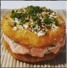 HAMBURGUER DE SUSHI SALMÃO