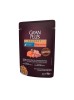RAÇÃO ÚMIDA GRAN PLUS GOURMET SALMÃO E FRANGO 85G
