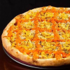 PIZZA DE FRANGO COM CHEDDAR