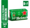 CERVEJA HEINEKEN 269ML 8 UNIDADES