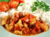 ALMOÇO GALINHA GUISADA