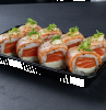 Uramaki de Salmão Laminado (4 peças)