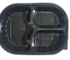 MARMITEX PRETA 3 DIV 850ML ELITE C/10UNI