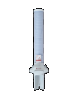 DISPENSER POUPA COPO AGUA BCO EXAC C/ BOTAO