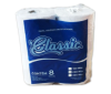 PAPEL HIGIENICO CLASSIC 1,5KG 8UN E 3 PACOTES 