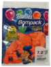 BALÃO N7 LARANJA C/30UN BOMPACK
