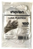 LUVA PLASTICA DESCARTAVEL INOVEN C/100UN