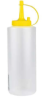 BISNAGA PLAST. LISA 350ML AM/VERM/BCA