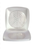 PRATO ACRILICO CRISTAL QUAD 22CM C/10 - ELITE