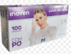 LUVA DE VINIL M COM PÓ C/100UNI INOVEN