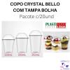 COPO C/ TAMPA BOLHA 150ML C/20UN PLASTILANIA