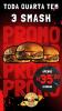 3 SMASH BURGUER POR R$35,50