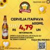Cerveja Itaipava de 600ml (retornavel)