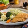 FILÉ DE PEIXE A DORÊ +03 ACOMPANHAMENTOS