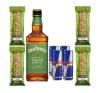 JACK DANIELS APPLE 1L / 4 RED BULL / 4 GELO COCO